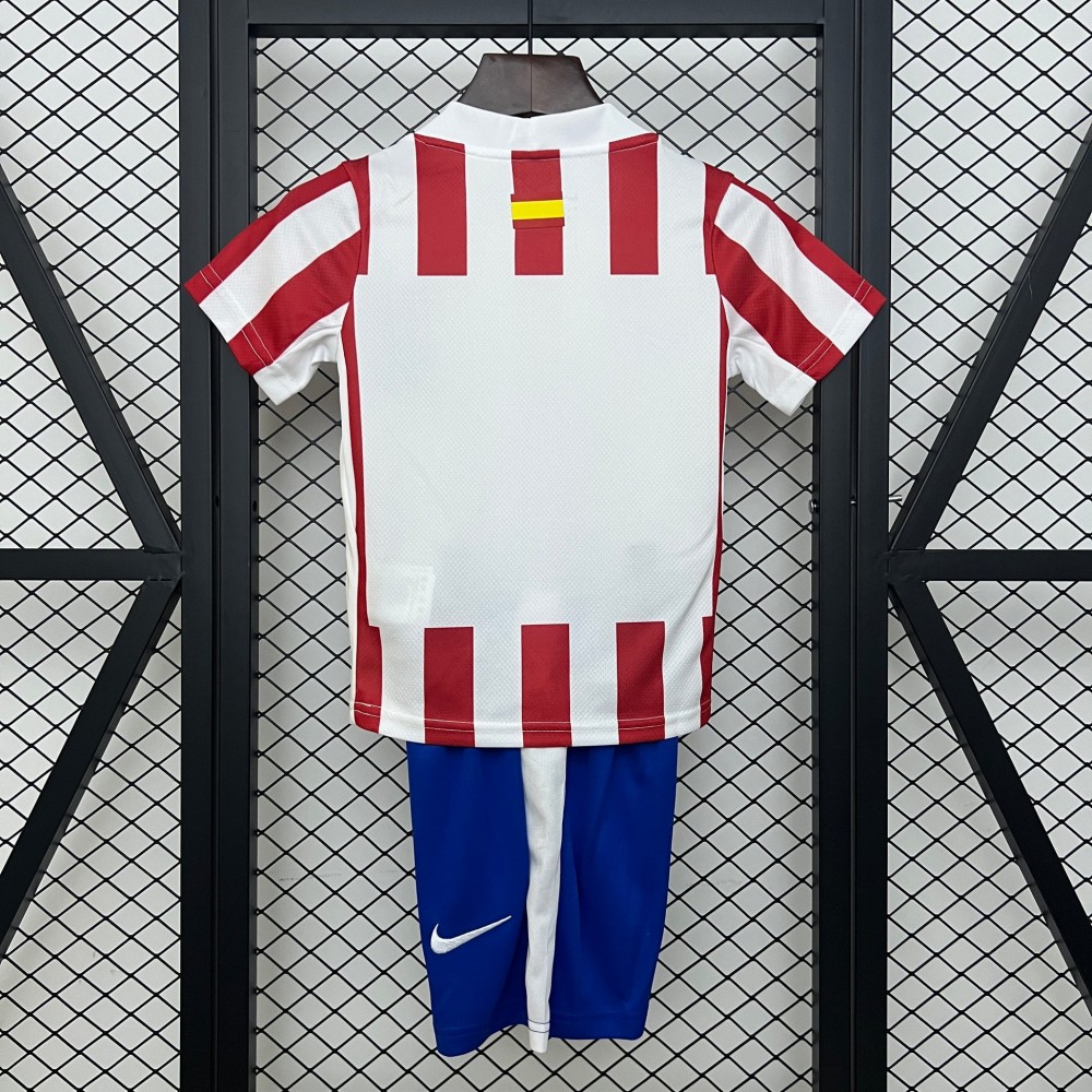 25/26 Atletico Madrid Home Football Shirt Kids Size Suit-mysite Custom Football Kit- Nextkits