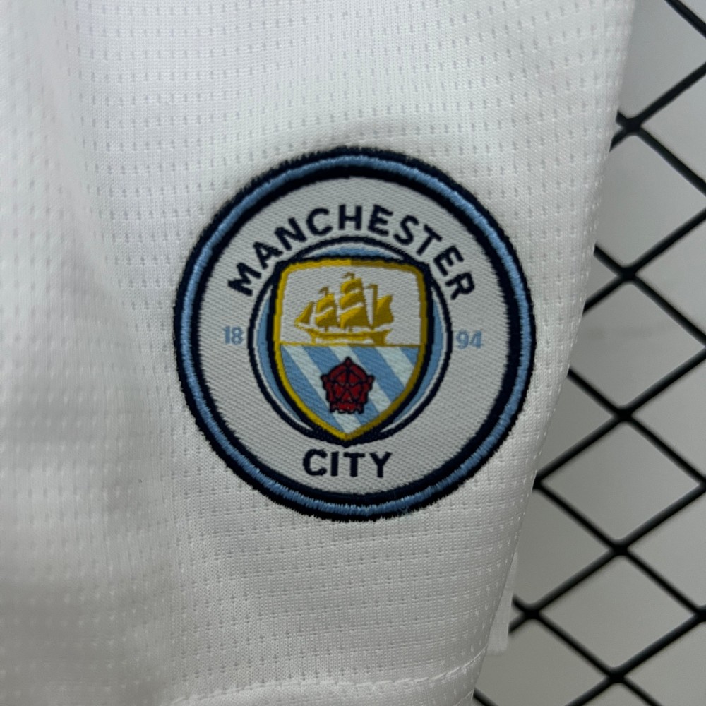 25/26 Manchester City Home Football Shirt Kids Size Suit-mysite Custom Football Kit- Nextkits