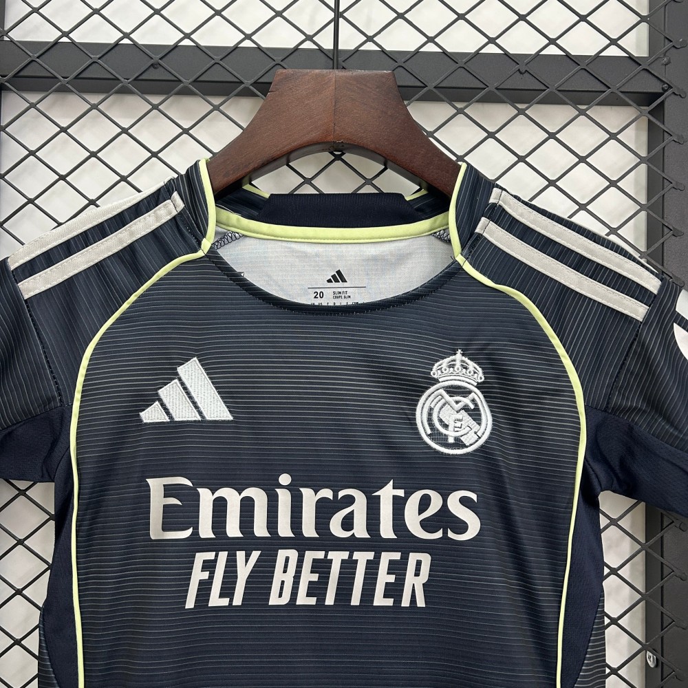 25/26 Real Madrid Away Football Shirt Kids Size Suit-mysite Custom Football Kit- Nextkits