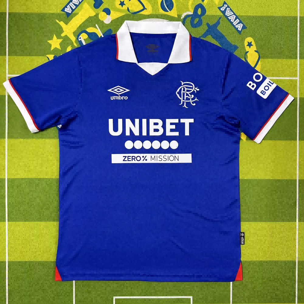 25/26 Rangers Home Football Shirt-mysite Custom Football Kit- Nextkits